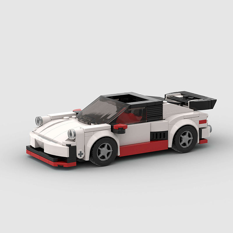 Voiture de sport à petites particules, Puzzle Moc, blocs de construction assemblés, jouet pour enfants