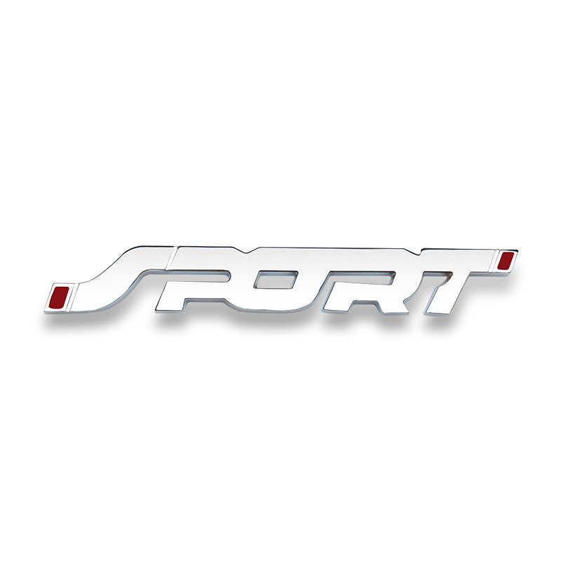 Logotipo decorativo del coche de la personalidad metálica SPORTS TURBO