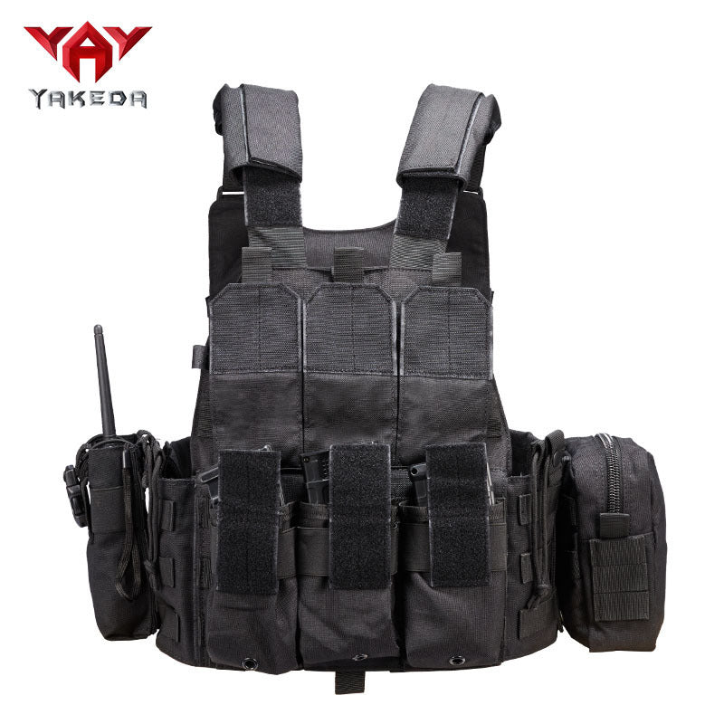 Chaleco táctico multifuncional MOLLE ligero CS para adiestramiento al aire libre