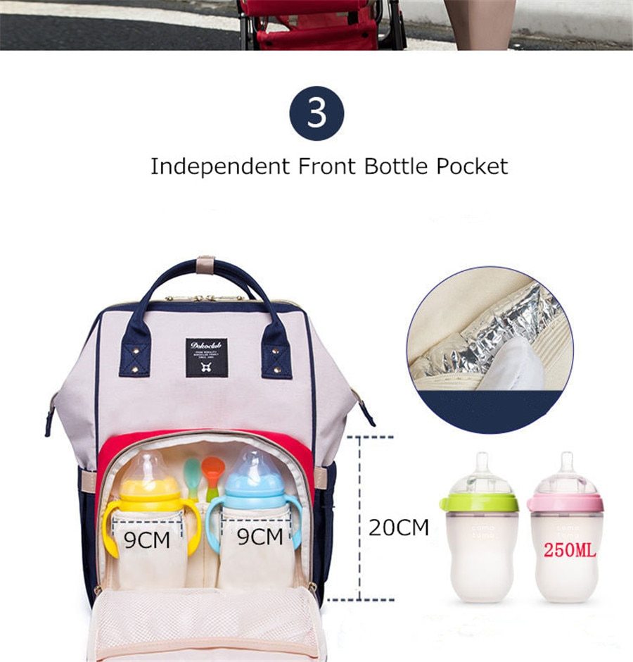 Bolso para mamá multifunción de gran capacidad, paquete maternal e infantil, bolso para mujeres embarazadas, mochila para madre 