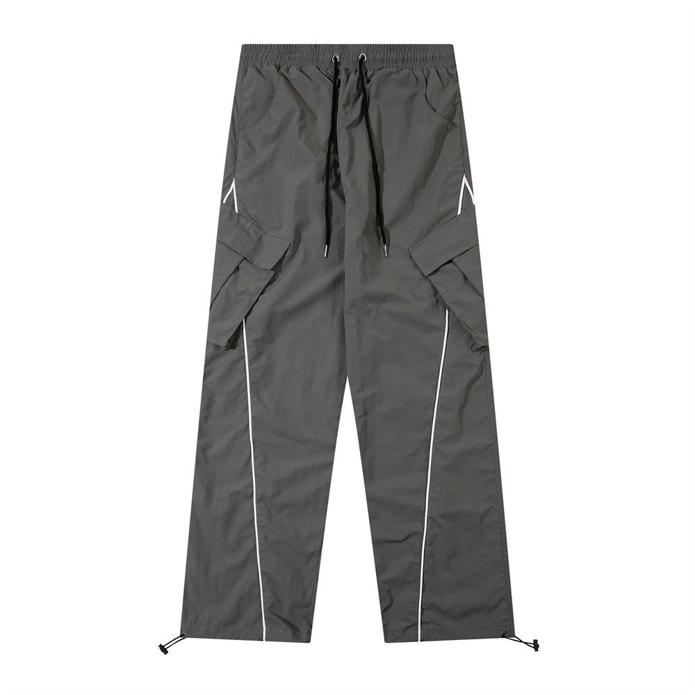 Fashion Men's Street Leg Drawstring Trousers