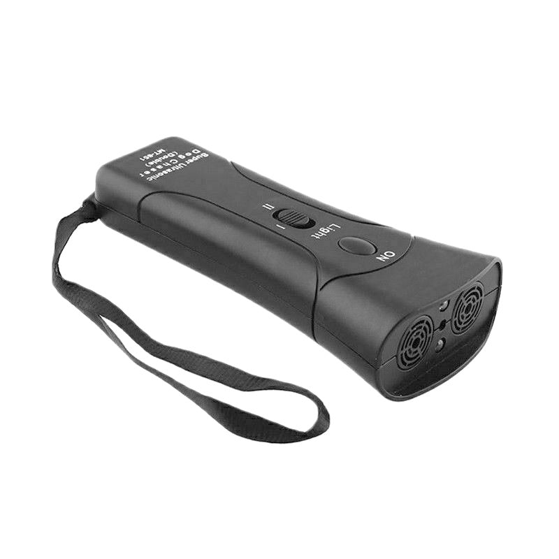Dispositivo de entrenamiento para perros antiladridos 3 en 1, repelente ultrasónico de entrenamiento para perros, linterna LED