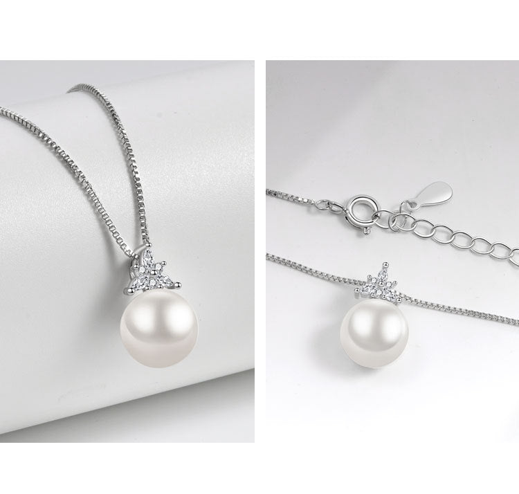 Collier pendentif en perles assorti à la mode, chaîne de clavicule exquise