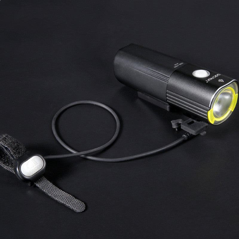Phare de vélo étanche, banque d'alimentation de 1600 lumens