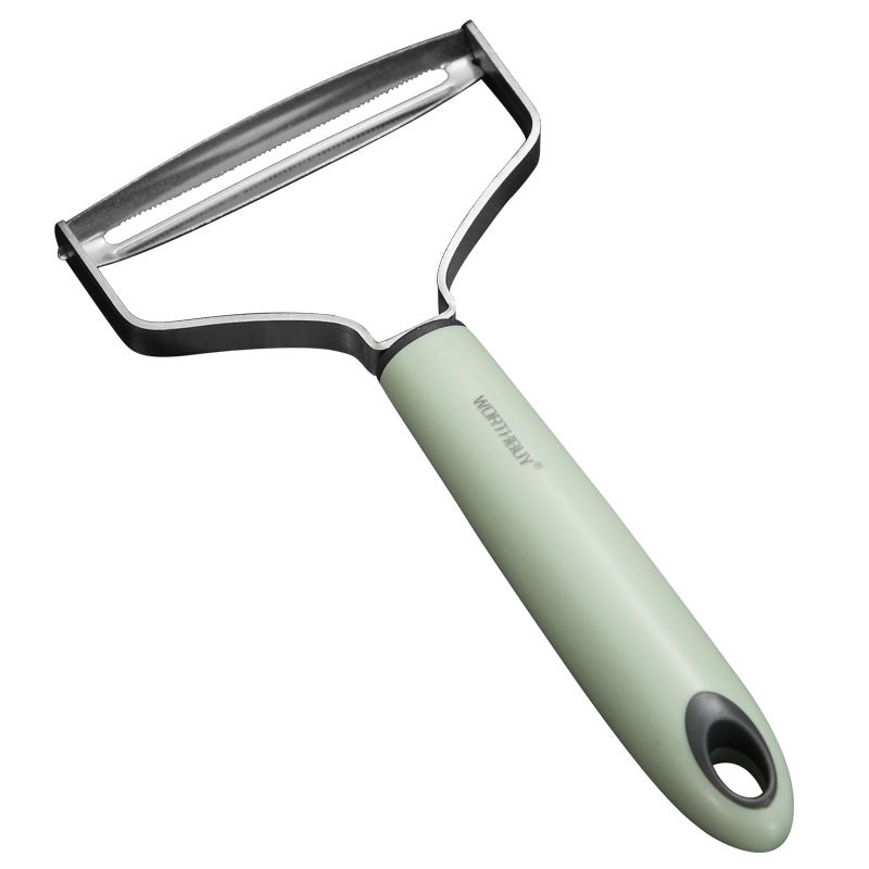 Pelador de melón y fruta de cocina, pelador multifuncional de acero inoxidable para el hogar