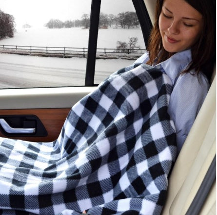 Couverture chauffante chaude pour voiture, série plaid rouge Explosion, 12v, pour l'automne et l'hiver