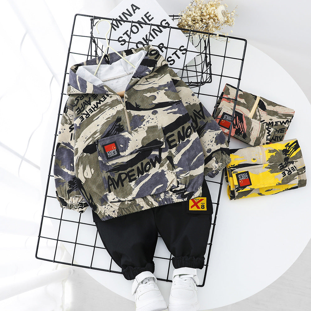 Vêtements pour enfants camouflage décontractés sauvages