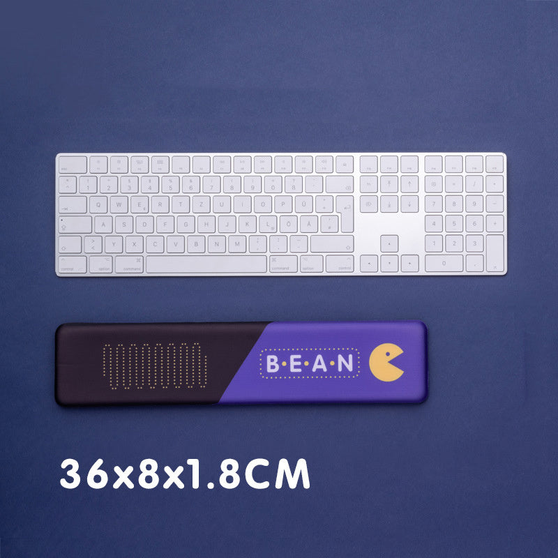 Reposamanos para teclado de rebote lento de espuma viscoelástica 