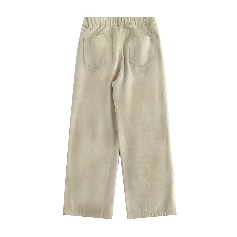 Doberman Pinscher Printed Trousers Men's Hip Hop Loose