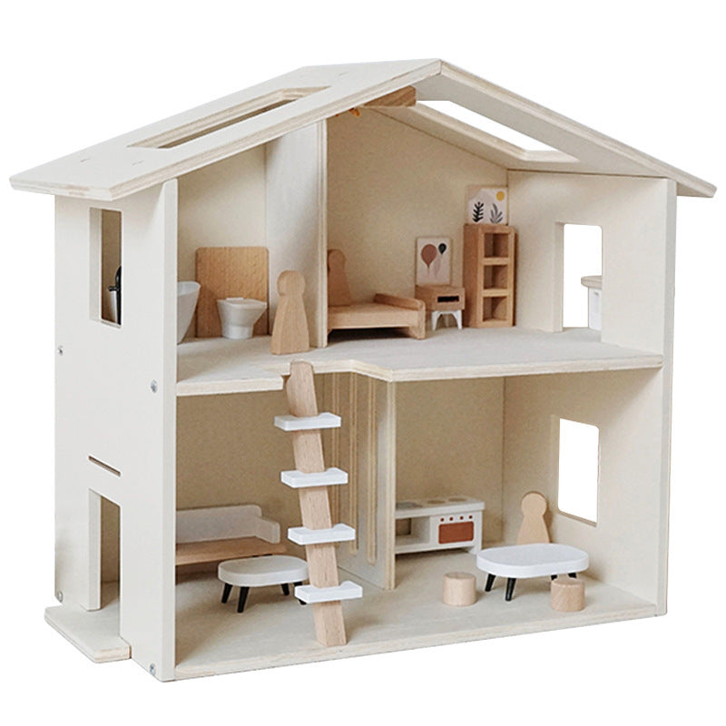 Simulation de petite Villa pour bébé, jouets de salle de poupée assemblés