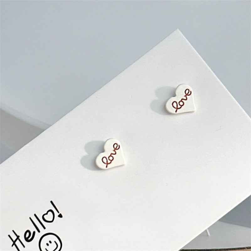 Boucles d'oreilles à tige en argent sterling pour femme