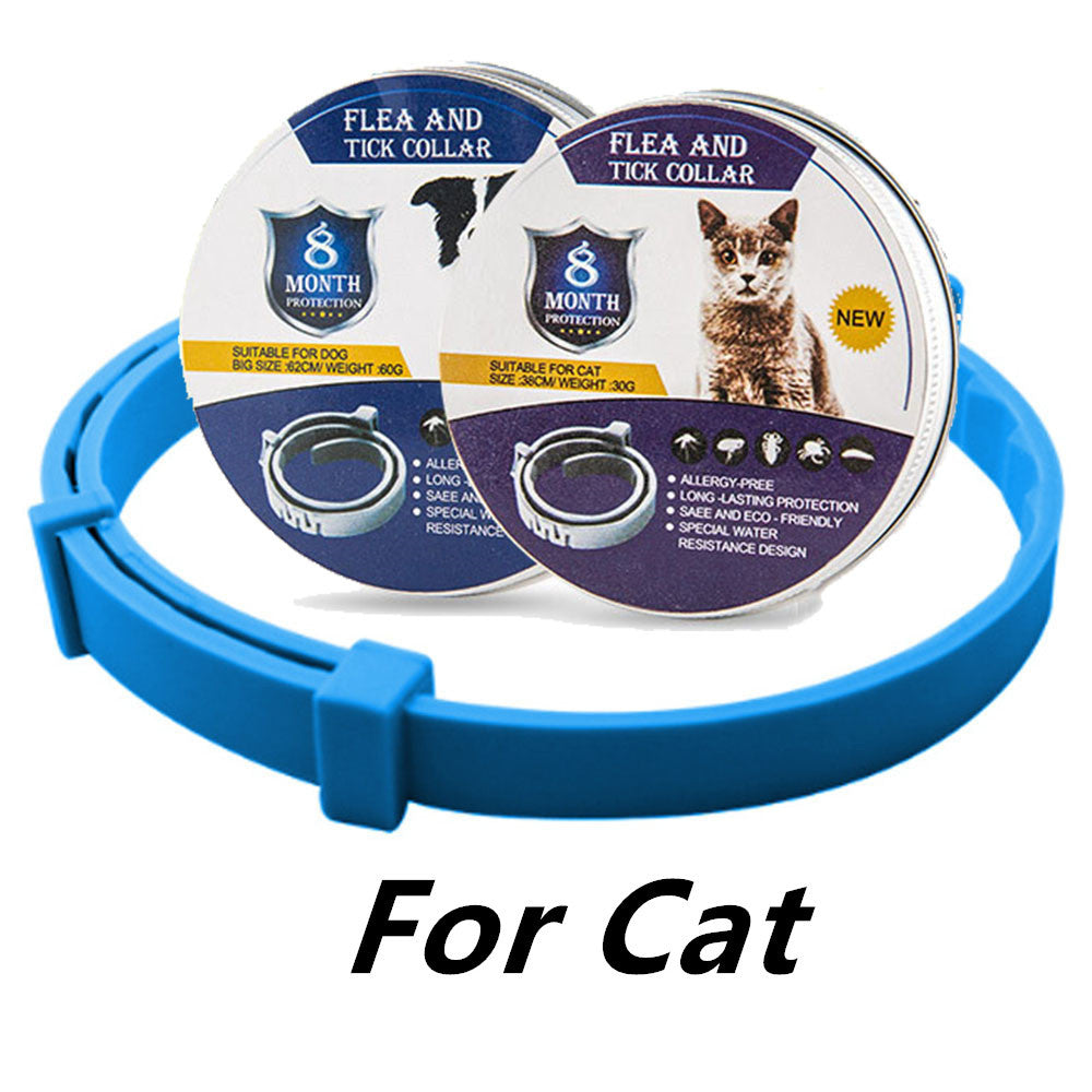 Collier anti-moustique pour animaux de compagnie, réglable, anti-insectes, pour chat et chien, fournitures pour animaux de compagnie