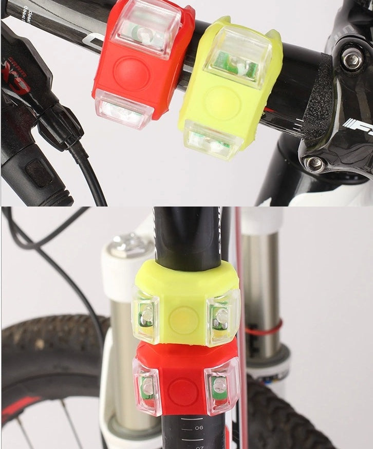 Luces traseras LED de advertencia para bicicleta de montaña, faros, binoculares, equipo para montar