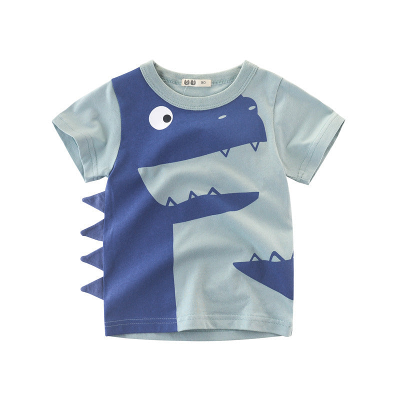T-shirt garçon de vêtements d'été pour enfants