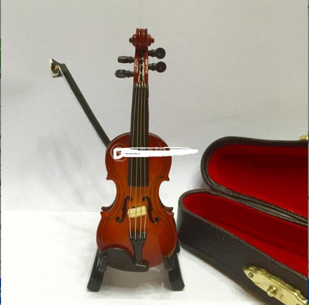 Modèle de violon Mini violon Miniature, ornements artisanaux, accessoires de photographie en Studio 