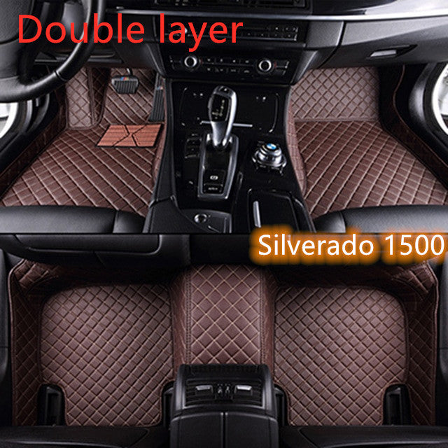 Alfombrilla de cuero para coche completamente rodeada, protección para todo tipo de clima
