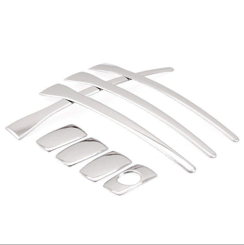 Pegatinas de manija de acero inoxidable para puerta de coche
