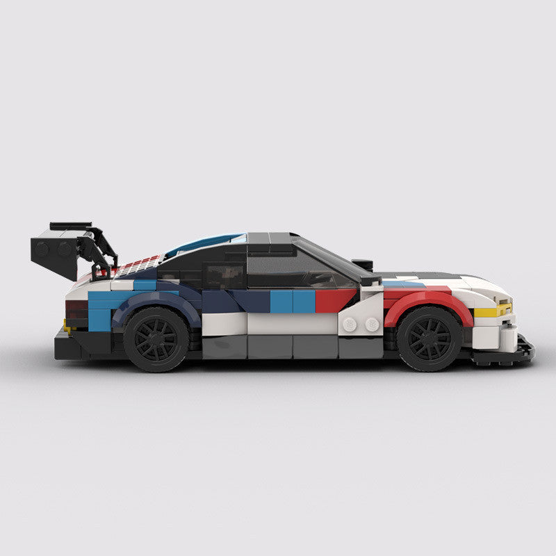 Bloques de construcción MOC compatibles con el montaje de coches de carreras M4GT3 para niños