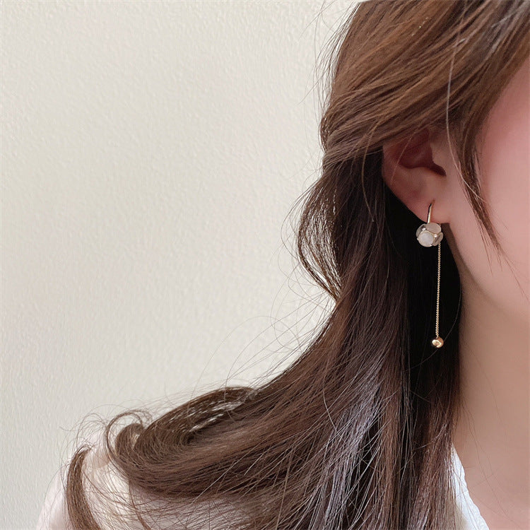 Boucles d'oreilles à pampilles légères et de luxe de haute qualité