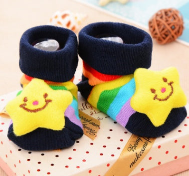 Chaussettes bébé en coton chaussettes de noël pour nouveau-nés cadeau Lot Animal antidérapant avec semelles en caoutchouc pour enfant garçon fille nouveau-né chaussettes bébé 