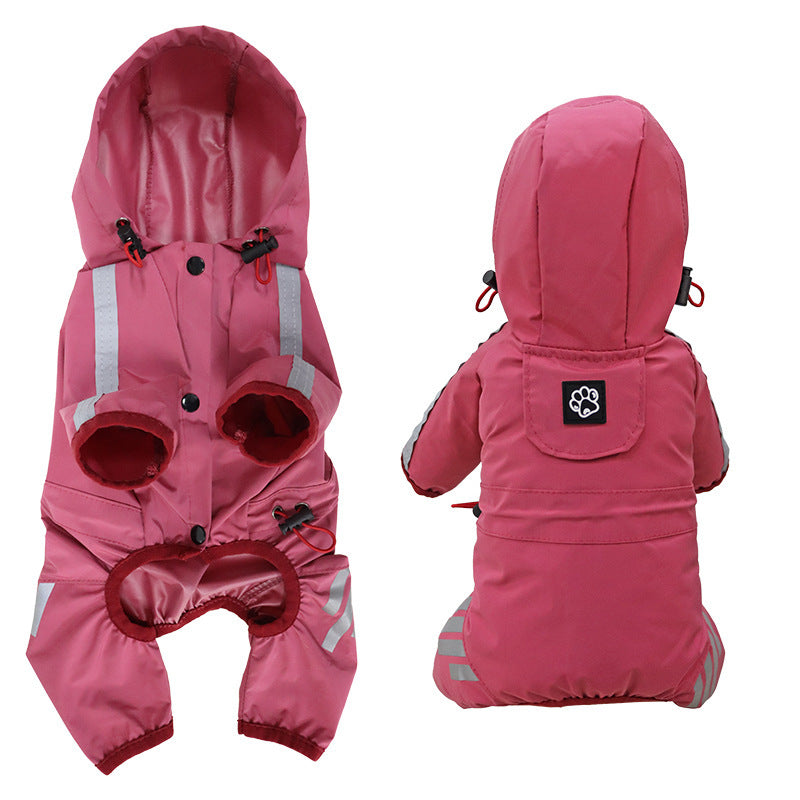Manteau imperméable pour chien, paquet complet, Cape de pluie imperméable de quatre pieds, produits pour animaux de compagnie
