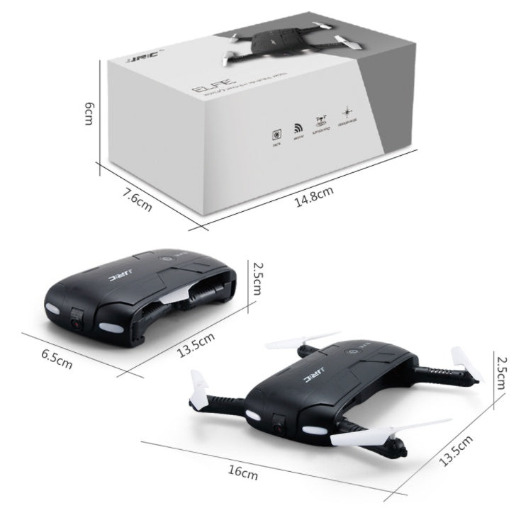 JJRC H37 Elfie plegable Mini Selfie Drone JJRC H37 W/cámara mantenimiento de altitud FPV Quadcopter WIFI teléfono Control RC helicóptero Drone