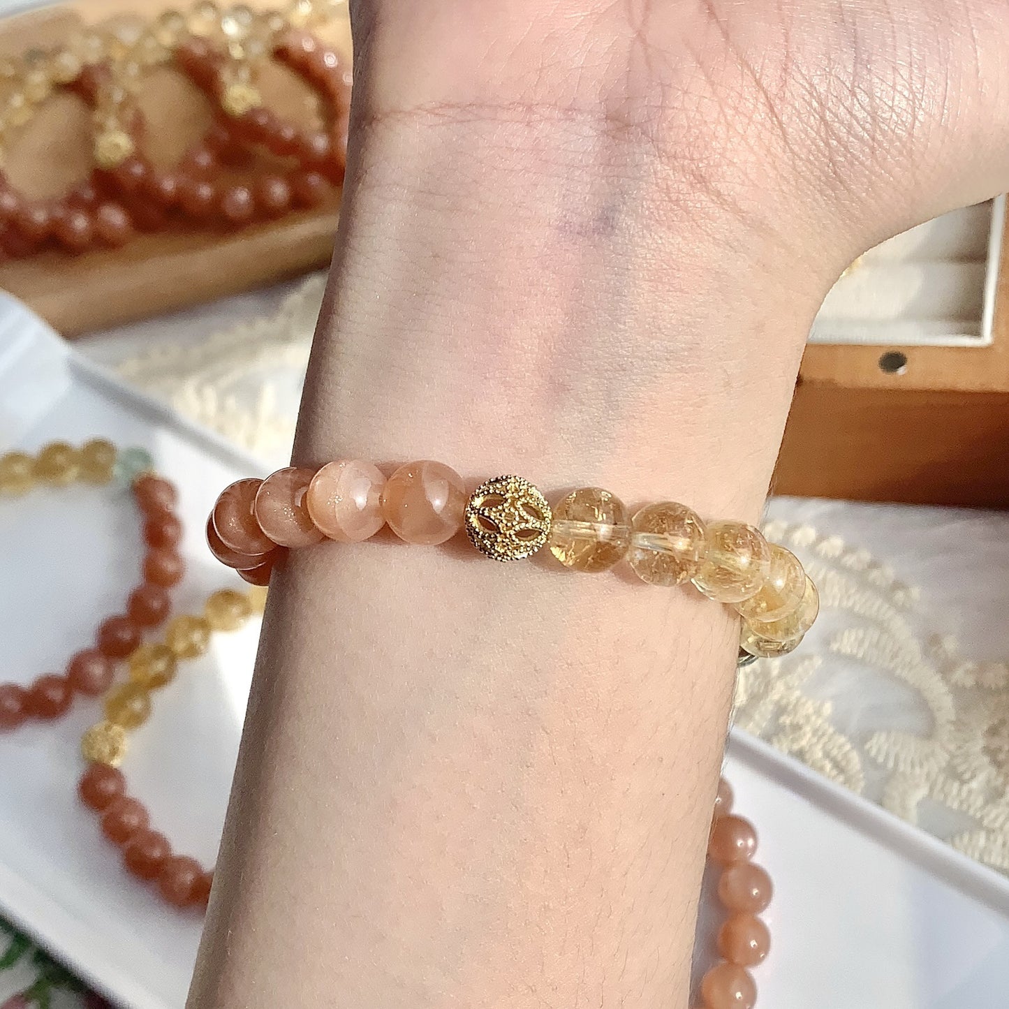 Bracelet en cristal naturel, bricolage, Design de Niche Original, ornement de Bracelet