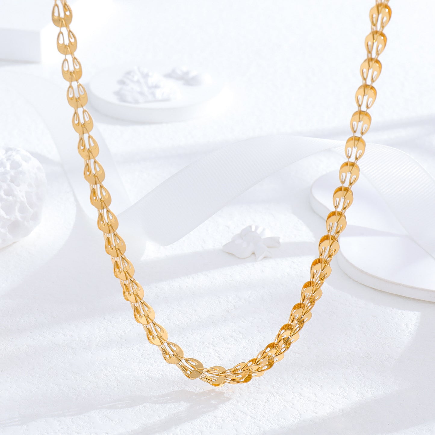 Stainless Steel Pigment Chain Ins Style