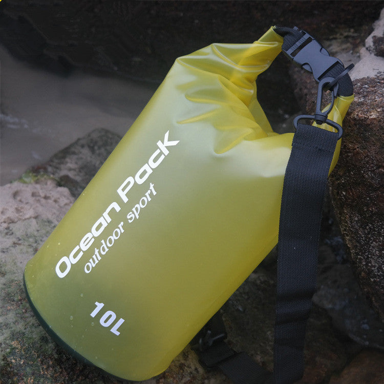 Sac de plage anti-eau, sac seau étanche en PVC, sac étanche à la dérive, sac de natation, sac de sport de plein air