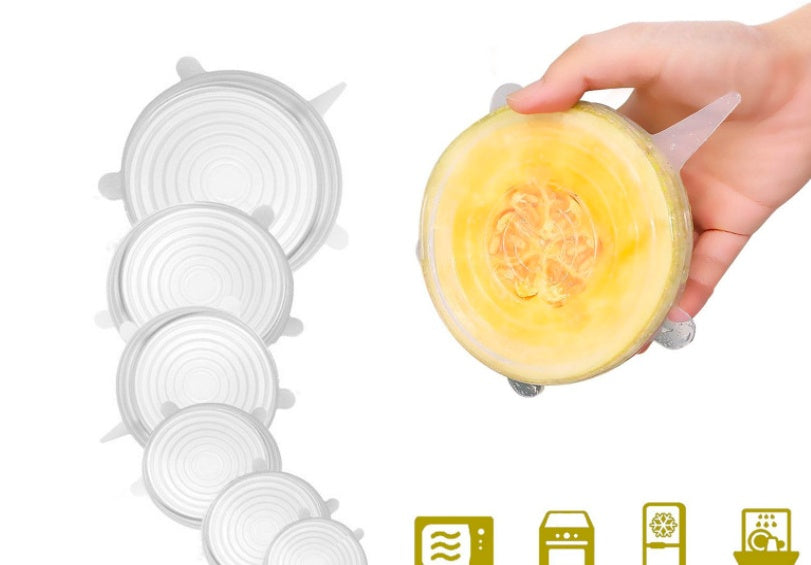 Accessoires de cuisine à couverture rétractable réutilisable