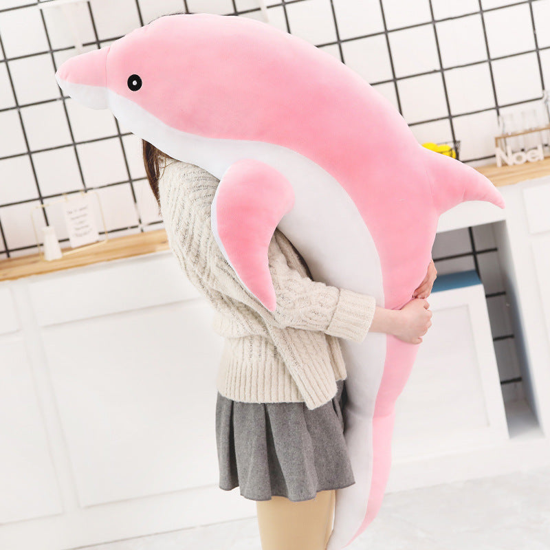 Jeu en peluche dauphin
