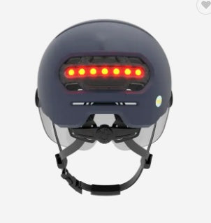 Casque de cyclisme avec lumière LED automatique et frein arrière