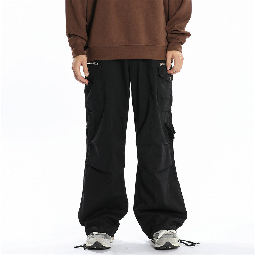 Fashion Work Clothes Casual Straight Trousers Male