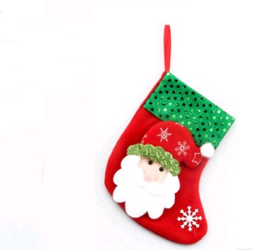 Decoraciones navideñas Calcetines de Papá Noel Colgante para árbol de Navidad Calcetines de Navidad Bolsa de regalo Bolsa de Navidad