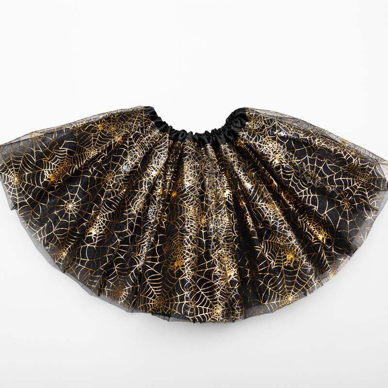 Falda tutú de Halloween de princesa LED mágica y luminosa, falda brillante con lentejuelas