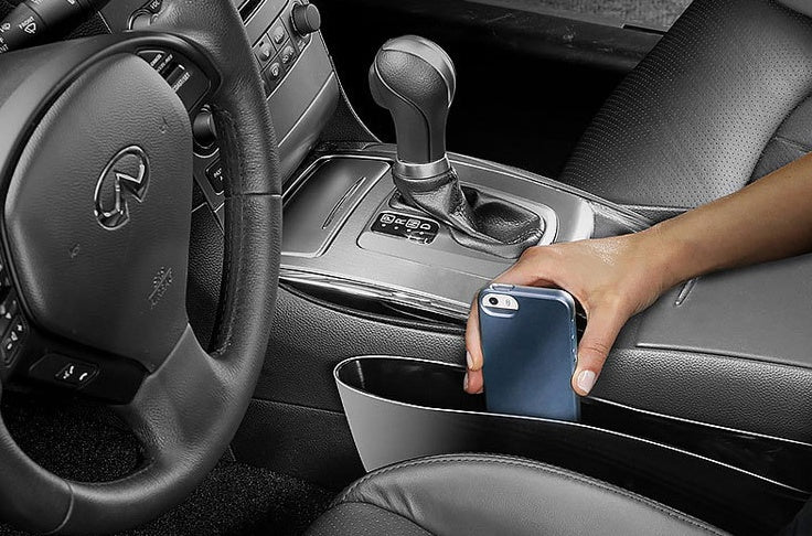 Almacenamiento de huecos de clip tridimensional para asiento de coche