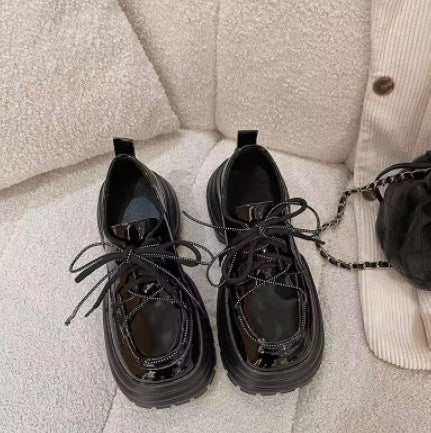 Chaussures à lacets en cuir souple Dad D'Lites College
