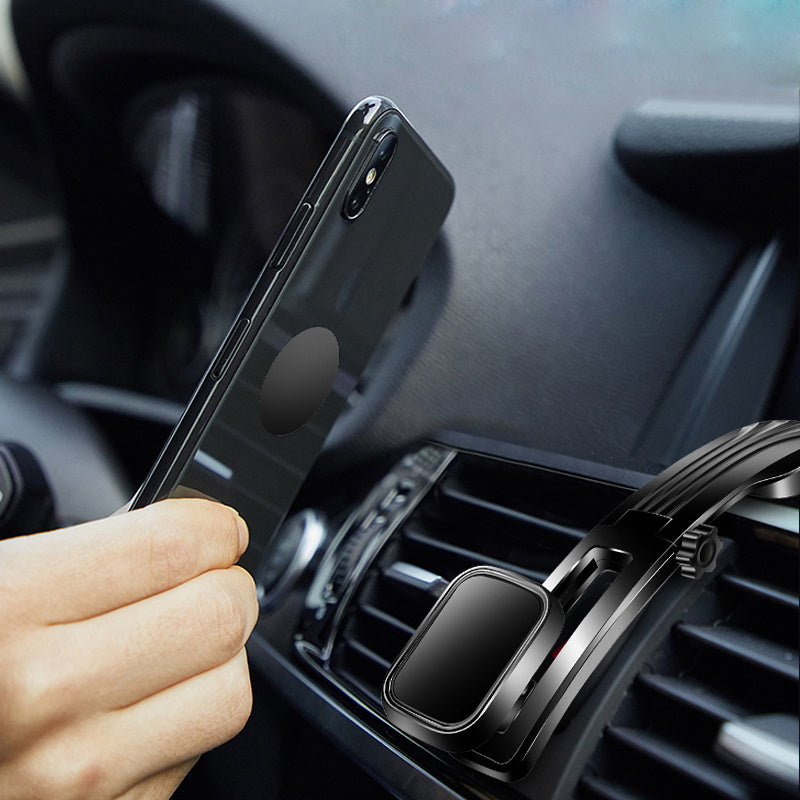 Support pour téléphone portable créatif magnétique bureau voiture Navigation Console centrale coller support pour téléphone portable