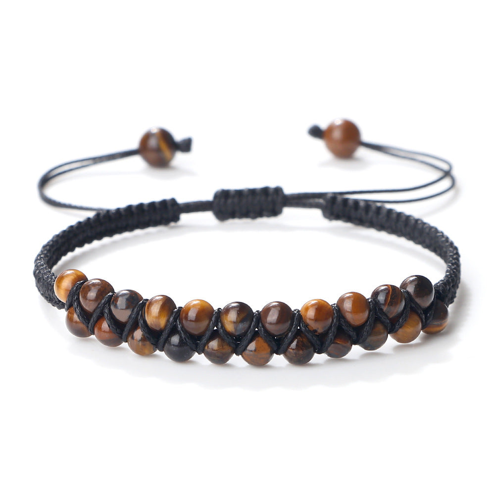 Bohemian Style Fashion Accessories Friendship Rope Bracelet Double Row Beads