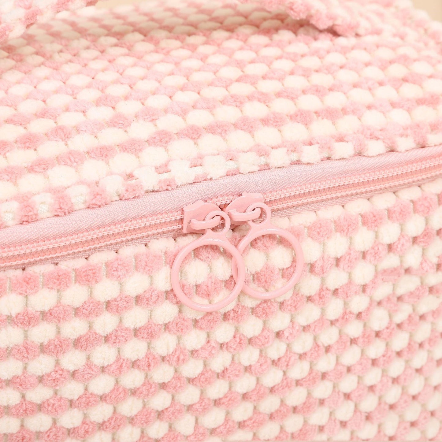 Portable Makeup Tool Storage Bag Contrast Color