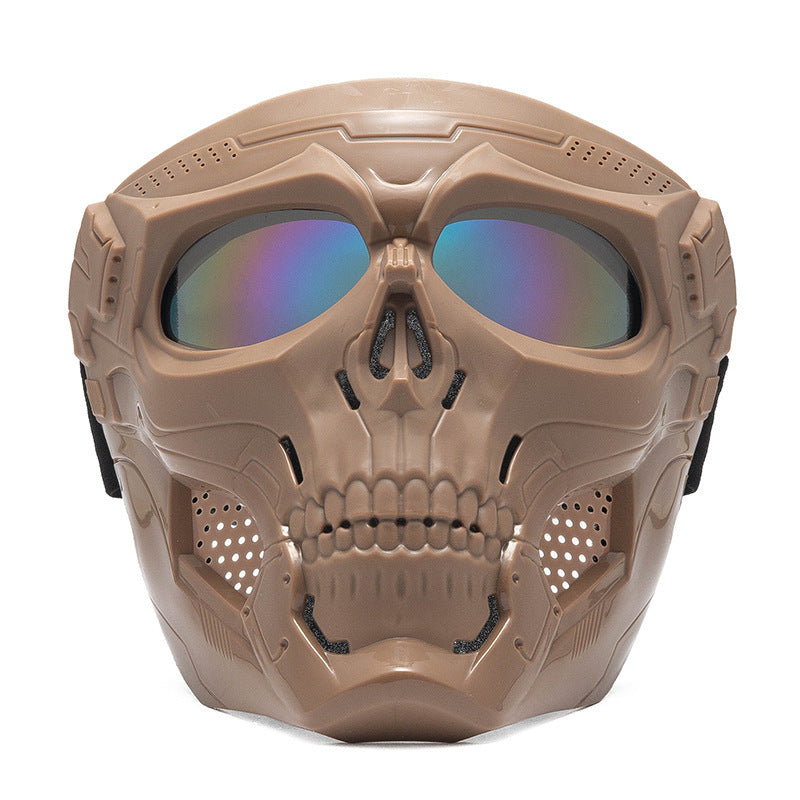 Lunettes coupe-vent Skull Riding Mirror unisexe