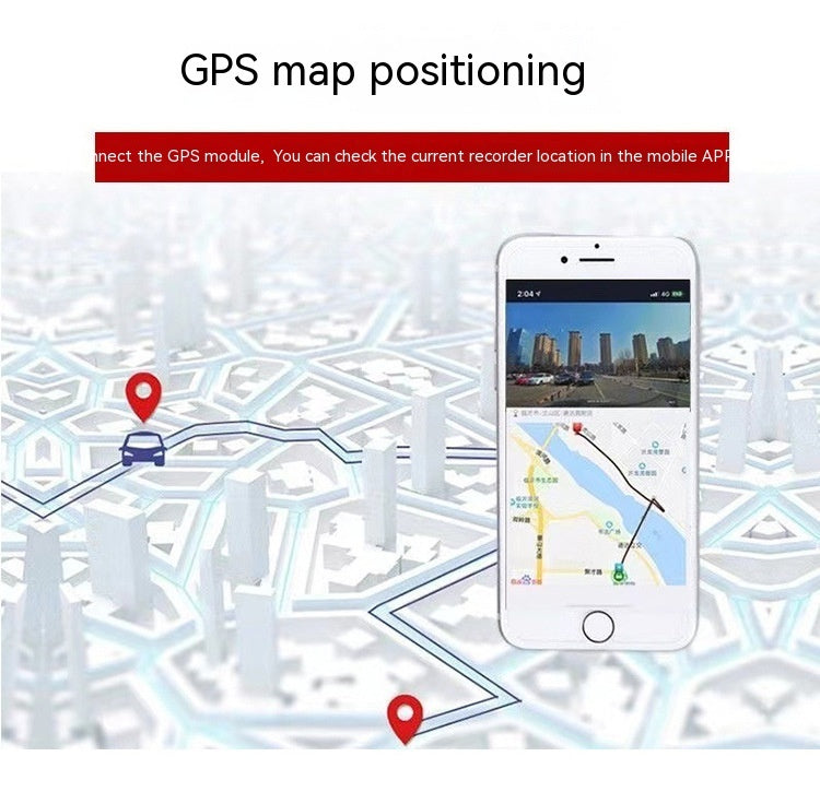 Caméra 3 Enregistrement GPS Interconnexion téléphone portable HD