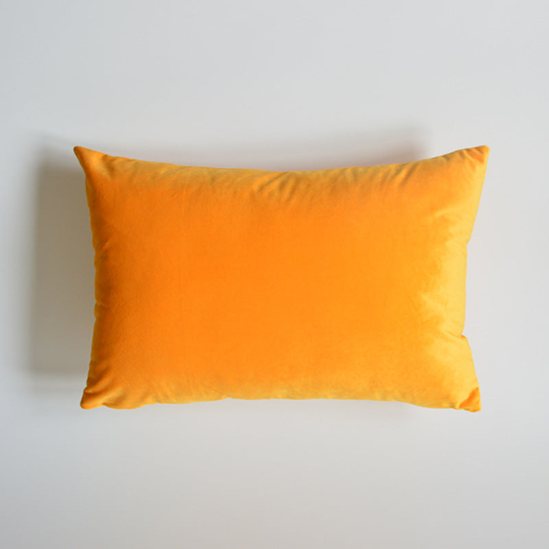 Coussin décoratif en velours pour canapé