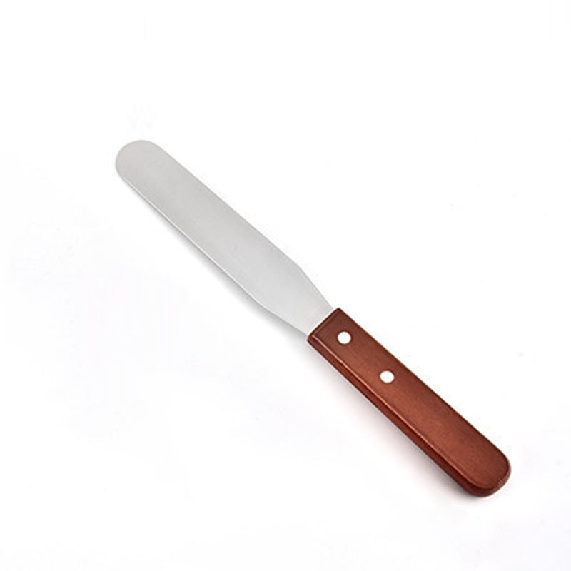 Spatule à gâteau haute température, grattoir en acier inoxydable, outil de cuisson de crème