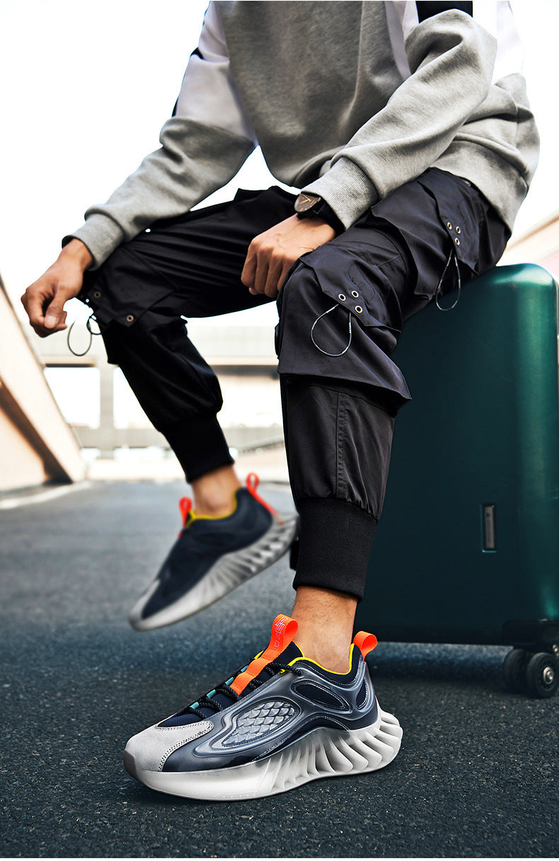 Zapatos de hombre Blade de gran tamaño, zapatos deportivos para correr de caña baja para estudiantes