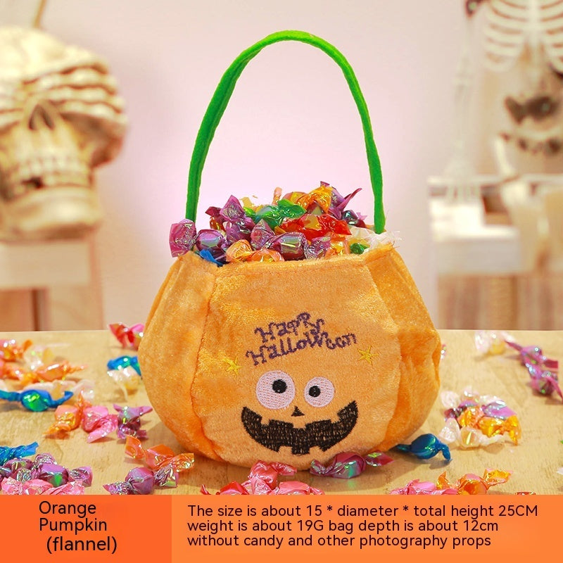 Halloween Pumpkin Bag Portable Children Props