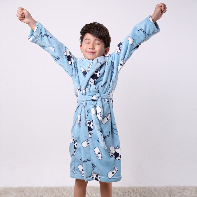 Chemise de nuit enfant en flanelle