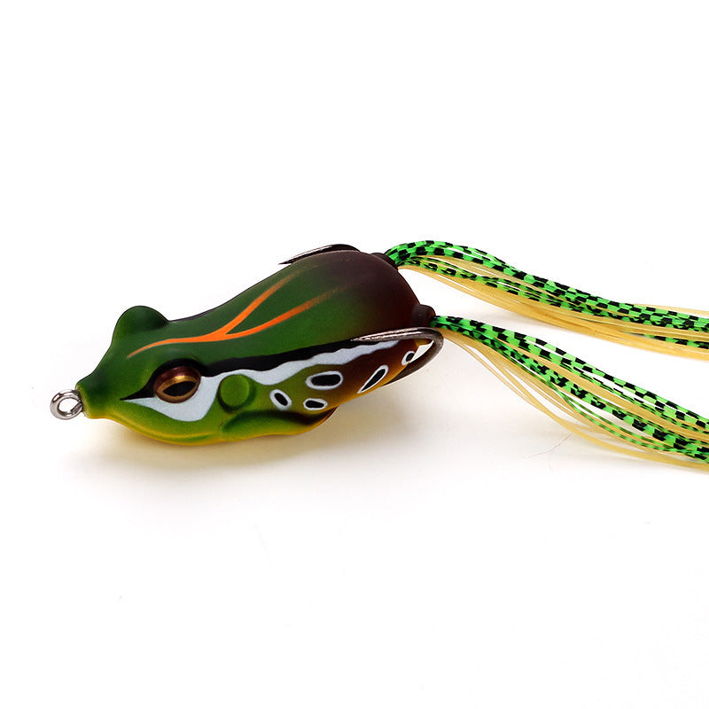 Équipement de pêche nouveau leurre grenouille poisson noir tuer Simulation appât appât de pêche grande grenouille