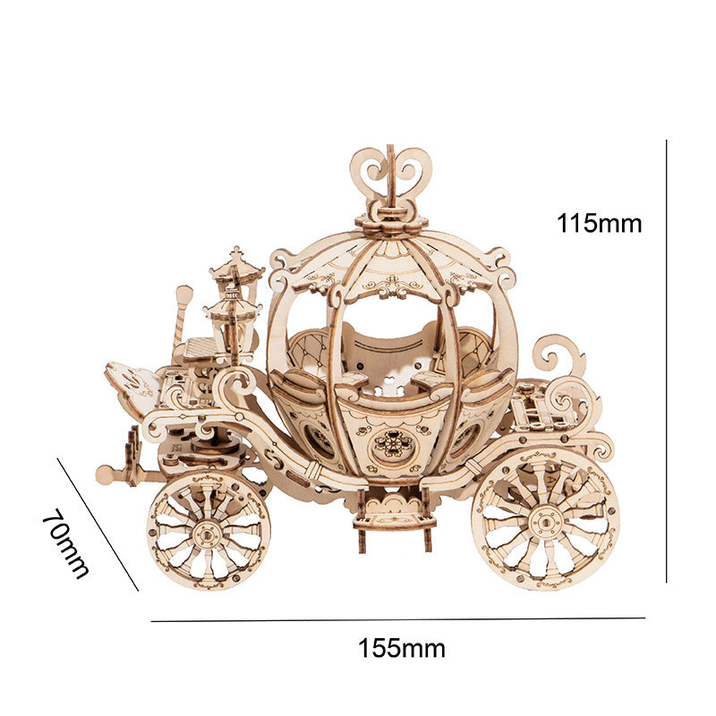 Puzzle 3D créatif DIY assemblage en bois
