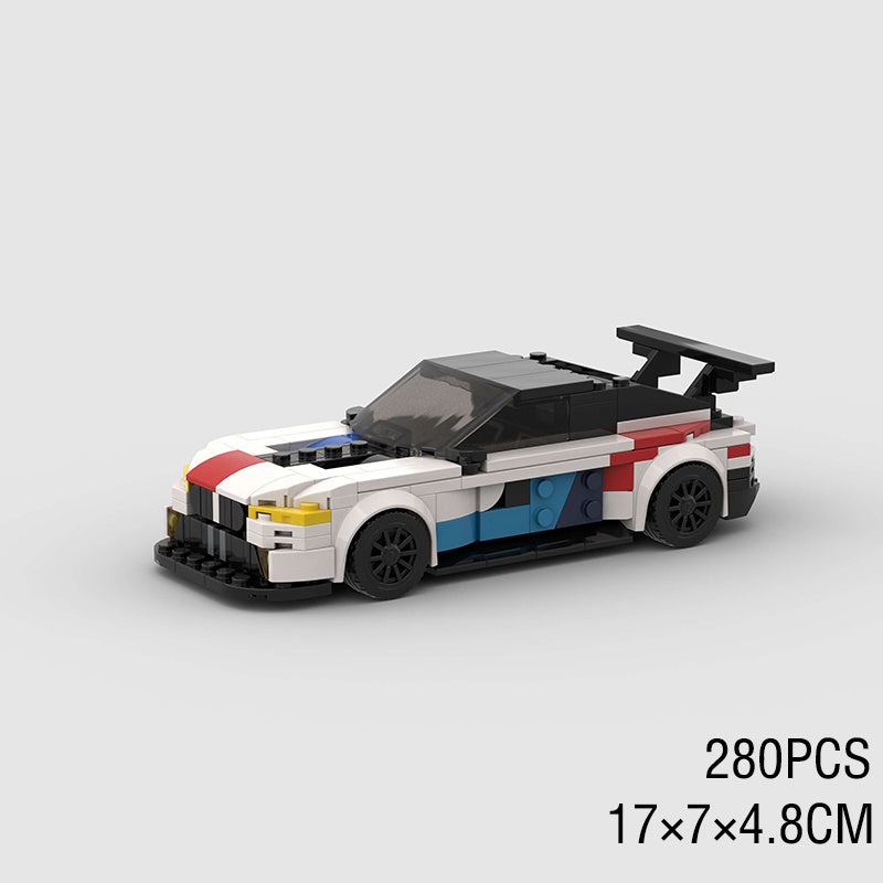 Jouets de voiture de série de blocs de construction assemblés